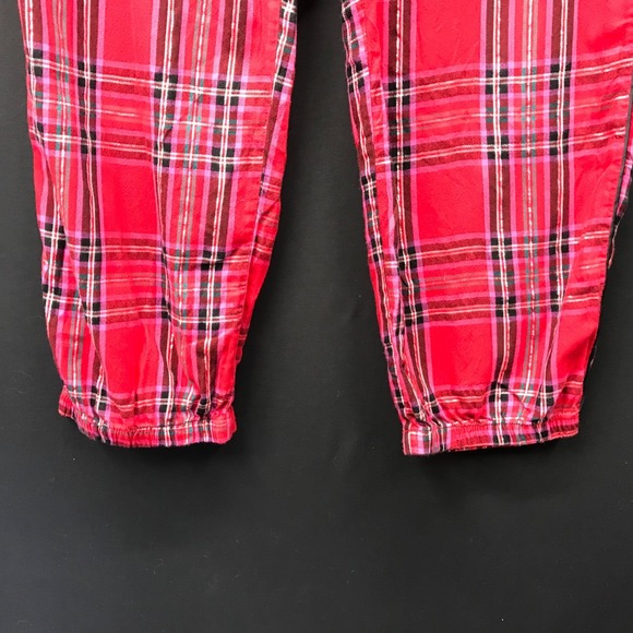 Victorias Secret Casual Sleepwear Pajama Pants Womens Size Medium M Red Black - Picture 6 of 7